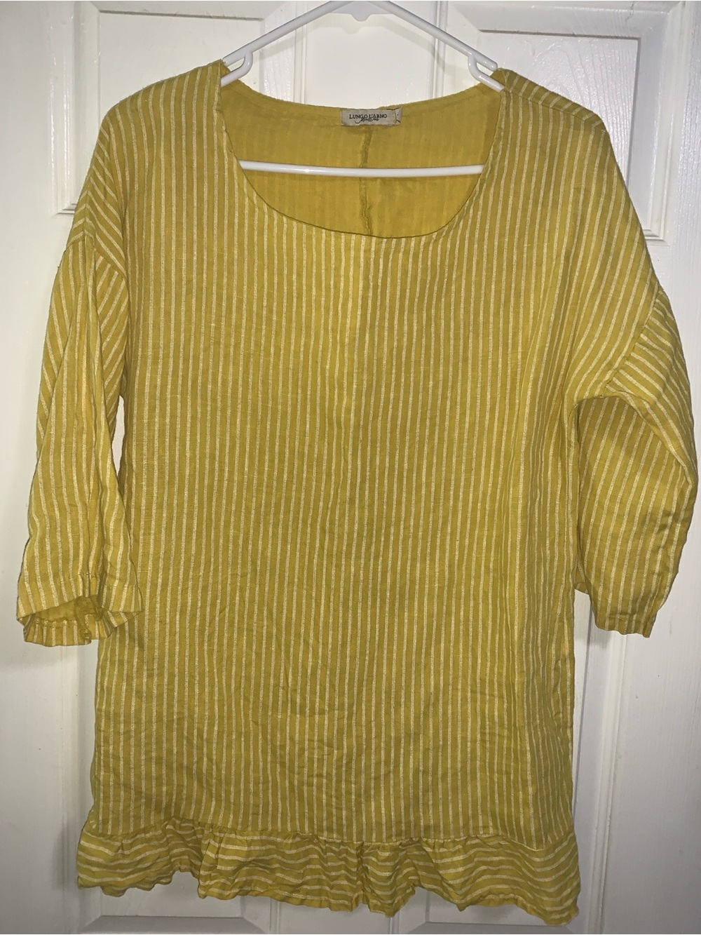 Lungo L’Arno linen top in size medium